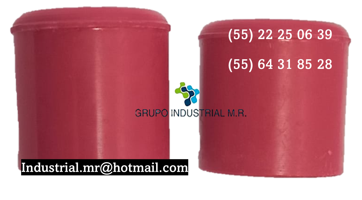 aisladores barril color rojo, para barras de cobre